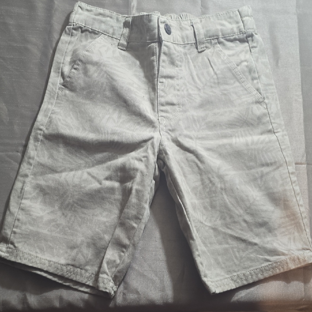 Timberland Kids' Light Gray Patterned Shorts